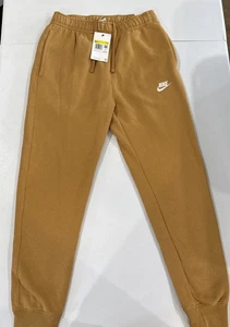 Nike Sportswear Fleece Essential Jogger Tan Beige Flax Brown BV2671-224 Men’s S - Picture 1 of 6