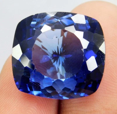 Top Grade 100% Natural Blue Tanzanite 29.50ct Untreated Loose Gemstone Certified - Image 1 of 4
