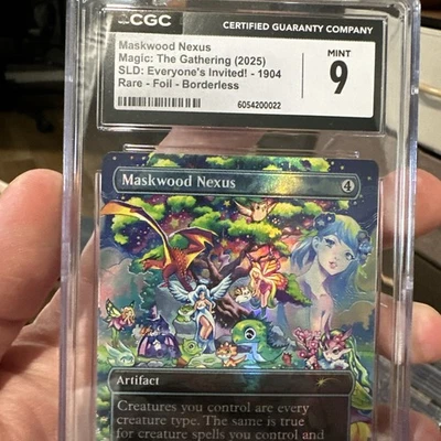 MTG English Maskwood Nexus (Double Rainbow Foil) Foil Secret Lair Mint CGC 9 - Image 1 of 4