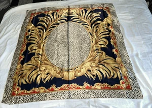Chun Hua Seidentuch Mehrfarbig Blumenmuster Satin Webart 36” x 36” - Bild 1 von 11