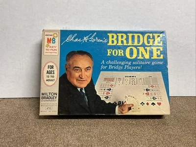 Vintage 1967 Milton Bradley Bridge For One 4753 Solitaire Game Complete - Image 1 of 4