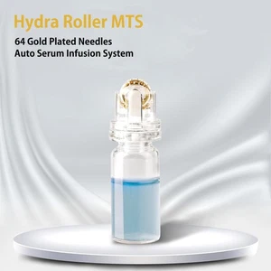 64 Micro Pins Hydra Roller Derma Facial Skin Therapy Auto Serum Infusion System - Picture 1 of 12