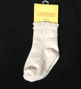 NUEVO CON ETIQUETAS De Colección Gymboree Rosa Pétalos Sólidos Delicados Calcetines al Tobillo 12-24 Meses Calce Zapato 03-5 - Imagen 1 de 1