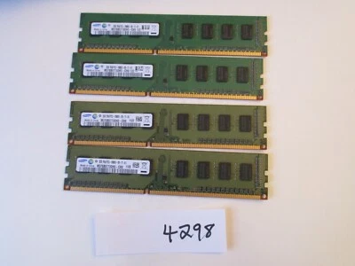 Samsung 4x2Gb=8Gb PC3-10600 1333Mhz DDR3 Desktop Memory RAM (4298) - Image 1 of 2