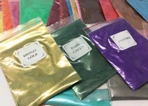 Yasy Mica Powder Packets 50 Color Cosmetic Grade Dye Makeup Craft Soap Resin NIB - Picture 1 of 6