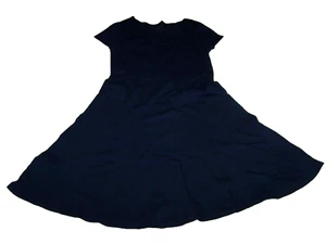 NWT Justice Girls Dress Size 12 Short Sleeve Blue - Picture 1 of 3