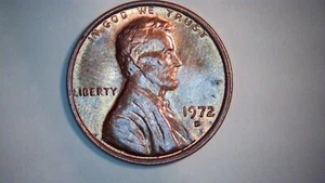 1972d Bronze Small Date Red Lincoln Penny with DDO Errors, FS-101 Variety - Picture 1 of 13