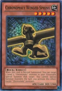 Tarjeta común Yu-Gi-Oh Chronomaly Winged Sphinx LVAL-EN009 (U) nueva - Imagen 1 de 3