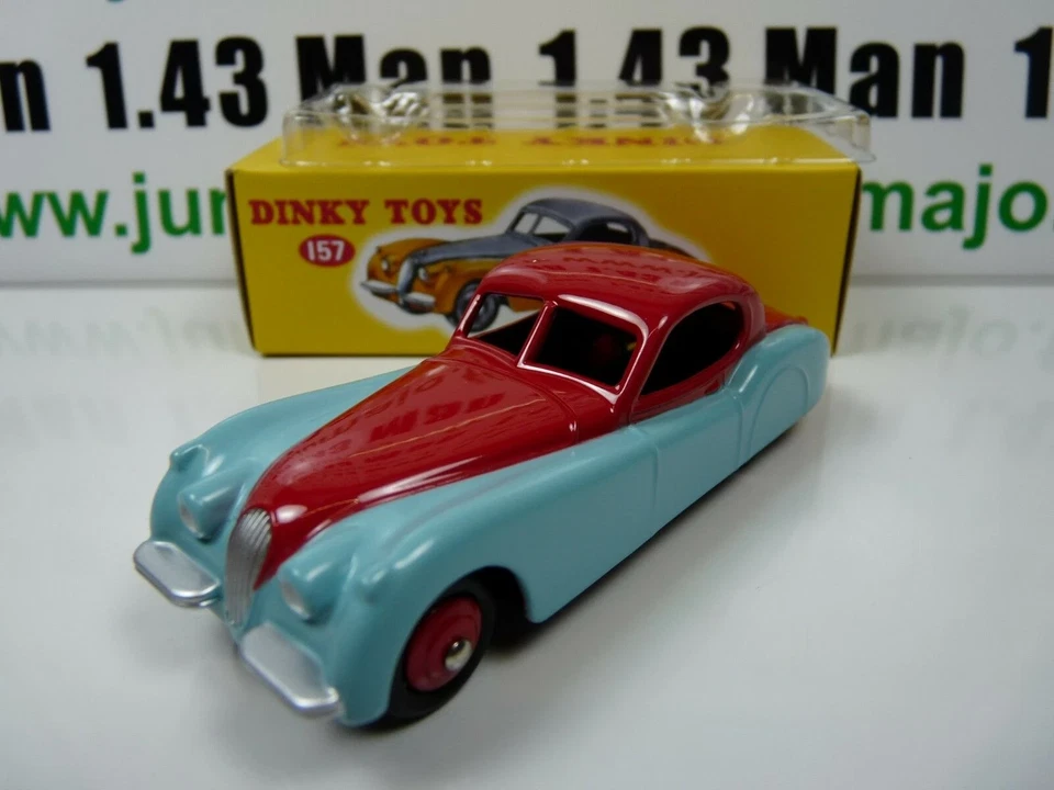 DT240 Voiture 1/43 réédition DINKY TOYS DeAgostini JAGUAR XK120 bicolore 157 - Photo 1/4