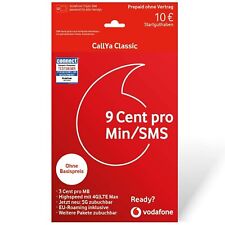 Vodafone Callya Classic Prepaid SIM Karte D2 10 Euro Startguthaben 9 Cent