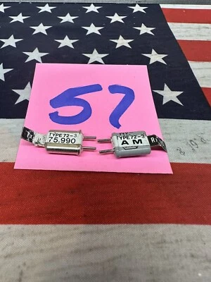 Rc Crystal: RECEIVER/TRANSMITTER AM / CH#90/75.990 PreOwned USA Shipped - Image 1 of 3