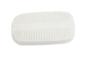 White Brake Pedal Pad for Harley Evolution Twin Cam Milwaukee Eight 1986-up FLT - Picture 1 of 4