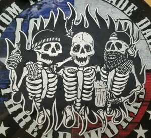 HUGE EMBROIDERED 3 AMIGOS BACK PATCH - Picture 1 of 6