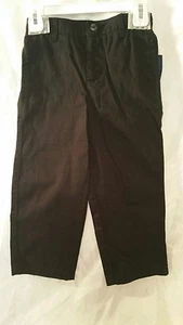 Boys Black Pants Size 4 Adjustable Toddler Kids Childrens NWT Kitestring Slacks - Picture 1 of 6