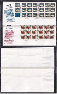ODZ&ENDZFDC 2 DIFFERENT ALPC SEE SCAN ARTCRAFT FDC 720 - Picture 1 of 2