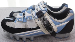 Zapatos de ciclismo Pearl Izumi para mujer 8 azul plateado ataque MTB azul bicicleta de montaña - Imagen 1 de 8