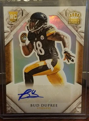 2015 Crown Royale Bud Dupree Autograph Rookie #142/149 Steelers - Image 1 of 2