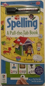 Children's Spelling activity Book - A Pull-the-Tab Spelling Book NEW - Picture 1 of 8