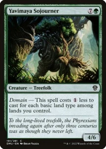 Yavimaya Sojourner Foil (191) Dominaria United DMU MTG Magic - Foto 1 di 1