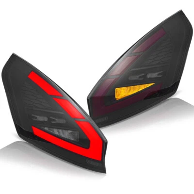 VLAND SMOKE LED Tail Lights For Ford Fiesta Hatchback 2008-19 startup animation - Image 1 of 4