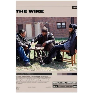 The Wire Poster – David Simon TV Series Minimalist Vintage Wall Art Print - Picture 1 of 1
