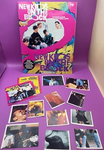 Nuevo álbum de pegatinas Kids on the Block 1990 NKOTB con pegatinas y envoltorios - diamante - Imagen 1 de 16
