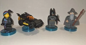 Lego Dimensions Figures Wyldstyle Batman Gandalf Batmobile With Tags - Picture 1 of 7