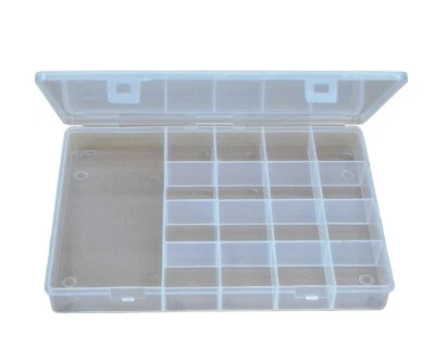 17 Fächer Aufbewahrungsbox Sortierbox Materialbox Veranstalter Perlenbox B2 - Bild 1 von 4