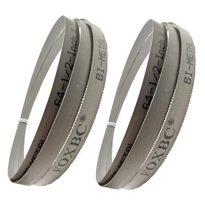 64-1/2" 24 TPI Metallbandsägeblätter Schneiden für Wen 3970, Jet Bandsäge - 2er Pack - Bild 1 von 4