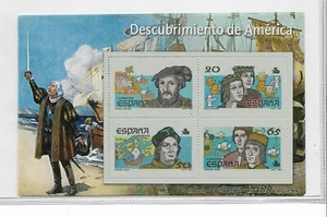 España V Centenario Descubrimiento America Hoja Recuerdo Serie año 1987 (ET-30) - Picture 1 of 1