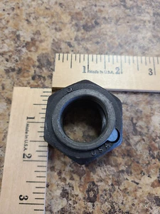 Tuerca de seguridad de inserción de acero de alta resistencia, clase 10, M30 X 3,5 mm Thrd, 46 mm Wd - Imagen 1 de 2