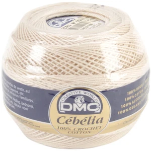 DMC 167G 10-ECRU Cebelia Crochet Cotton Size 10-Ecru (10Pk) - Picture 1 of 1