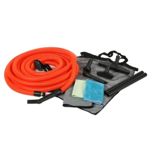 Cen-Tec Central Vacuums Garage Attachment Kit Floor Brush Crevice 50 ft. Hose - Picture 1 of 12
