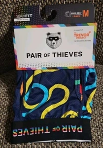 Pair of Thieves Super Fit Mesh Magic Boxer Brief Trevor Project Men Size Medium - Picture 1 of 4