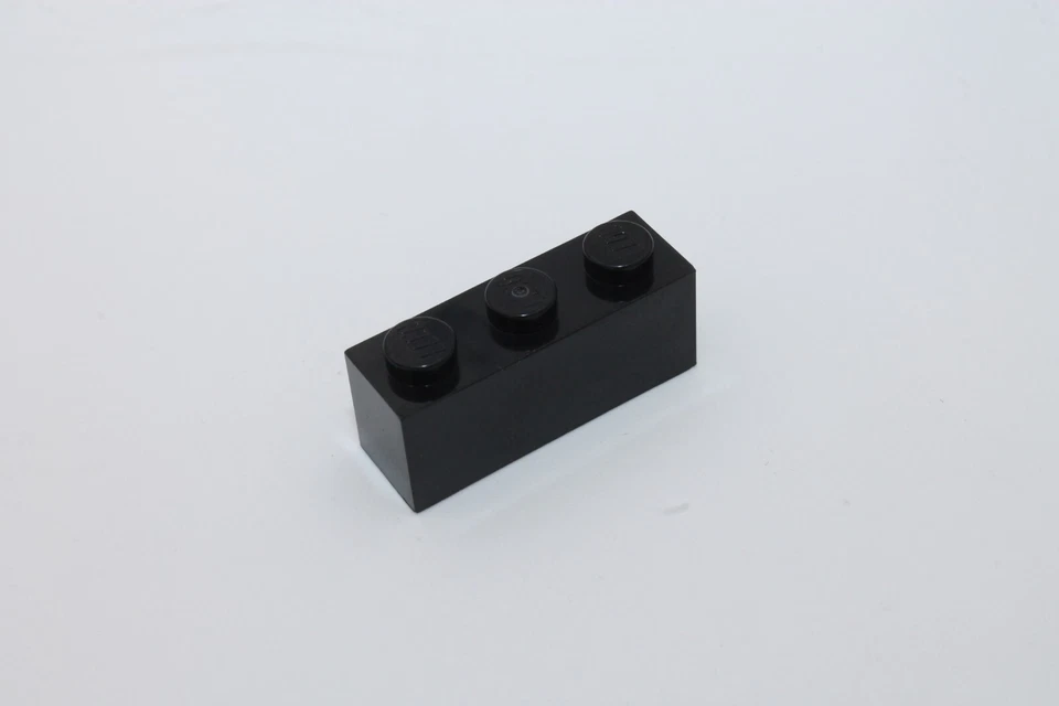 Lego 10x Basic Stein 1x3 bricks 3622 schwarz black - Bild 1 von 1