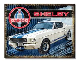 16" X 12 1/2" TIN SIGN FORD SHELBY GT 350 METAL SIGN NEW - Picture 1 of 1