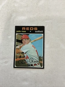 1971 TOPPS #100 PETE ROSE REDS Future Hall Of Famer Hit King ⚾️♨️♨️Q1 - Picture 1 of 4