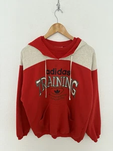 Adidas Training Vintage Kapuzenpullover Rot Gr.M 90s Retro - Bild 1 von 3