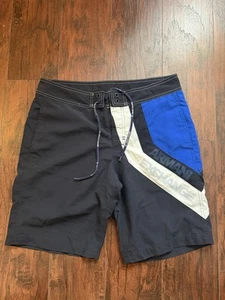 Armani Exchange Men's Shorts Medium Navy Blue Style Stretch 30-32 Comfort - Picture 1 of 8