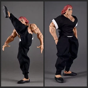 Figura de acción Baki Hanma: modelo coleccionable posable Yujiro Hanma dañado en batalla - Imagen 1 de 18