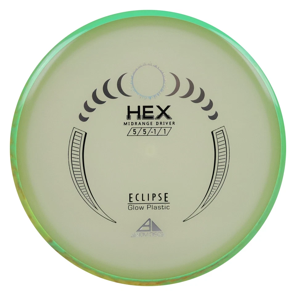 Axiom Disc Golf Eclipse 2.0 Glow Hex Midrange 5/5/-1/1 - Choose Exact Disc - Image 1 of 1
