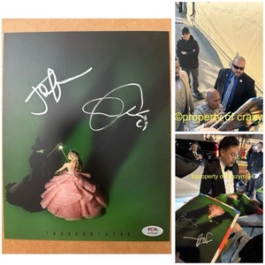 Cynthia Erivo Jon M. Chu Signed Wicked 8x10 Poster Autograph Proof PSA COA - Picture 1 of 4