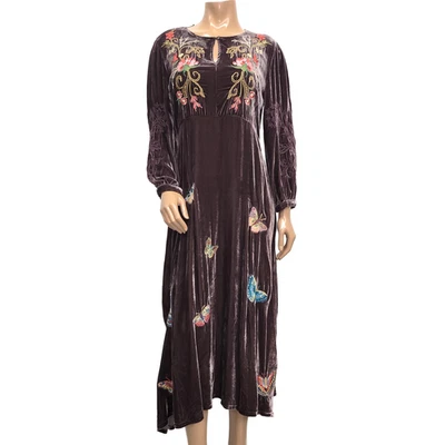 $458 NWT Johnny Was JWLA Velvet Effortless Midi Dress - S - OL17430825 - Image 1 of 4