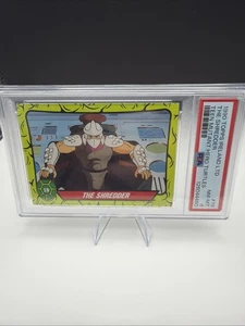 1990 Topps Teenage Mutant Hero Turtles Ireland The Shredder #19 PSA 8  MINT 0ly5 - Picture 1 of 2