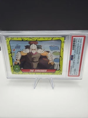 1990 Topps Teenage Mutant Hero Turtles Ireland The Shredder #19 PSA 8  MINT 0ly5 - Image 1 of 2