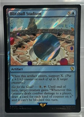 Blitzball Stadium - Rare/Surge Foil - Comm.: FINAL FANTASY Collector Edit. EN/NM - Bild 1 von 2