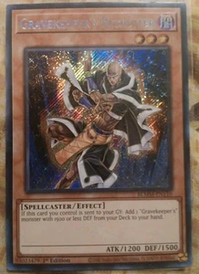Yugioh! Gravekeeper's Recruiter BLMM-EN110 Secret Rare 1st Ed  - Picture 1 of 1