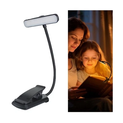Rechargeable 24 LED Book Light - 3 Color Temps, Dimmable, 80 Hrs Runtime - Image 1 of 4