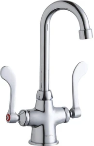 LK500GN04T4 2.2 GPM Deck Mounted Double Handle Utility Faucet with Metal Hand... - Picture 1 of 5