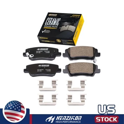 Pastillas de freno traseras de cerámica para Cadillac ATS 2013-2018 todos los modelos poco polvo Foto 1 de 3